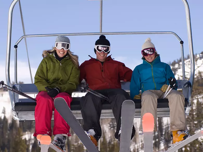 The way to skiing injuries