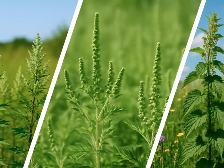 AleAlert: Mugwort, ragweed and nettle pollen in August