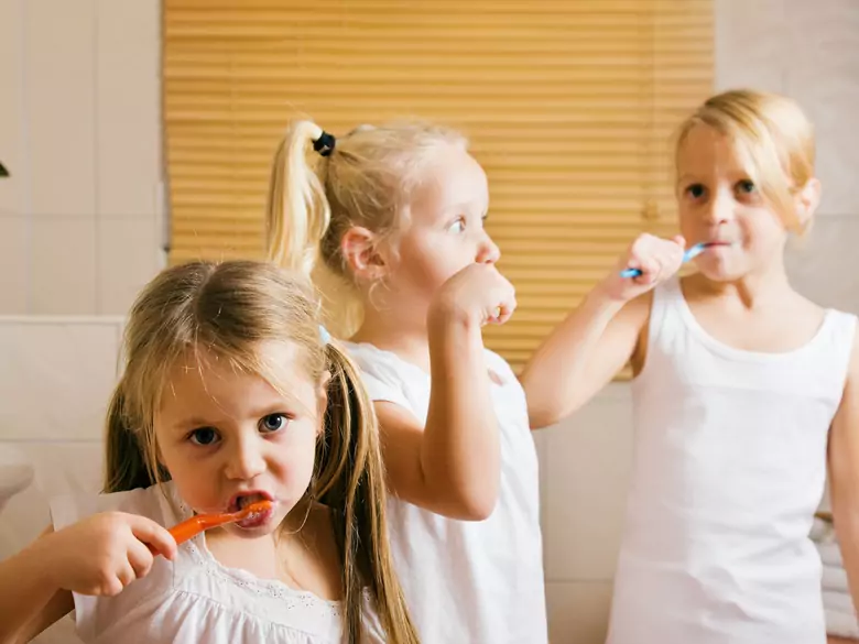How do you look after the dental health of the youngest?