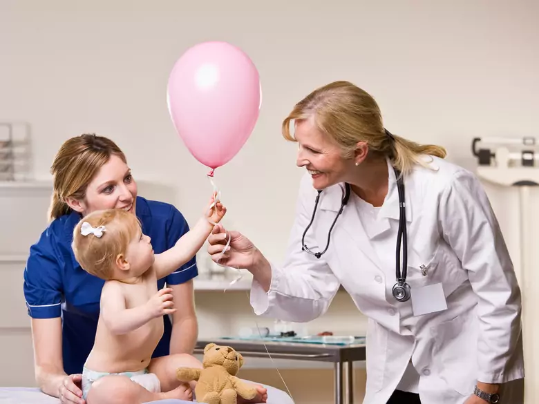 Ear leakage in a child
