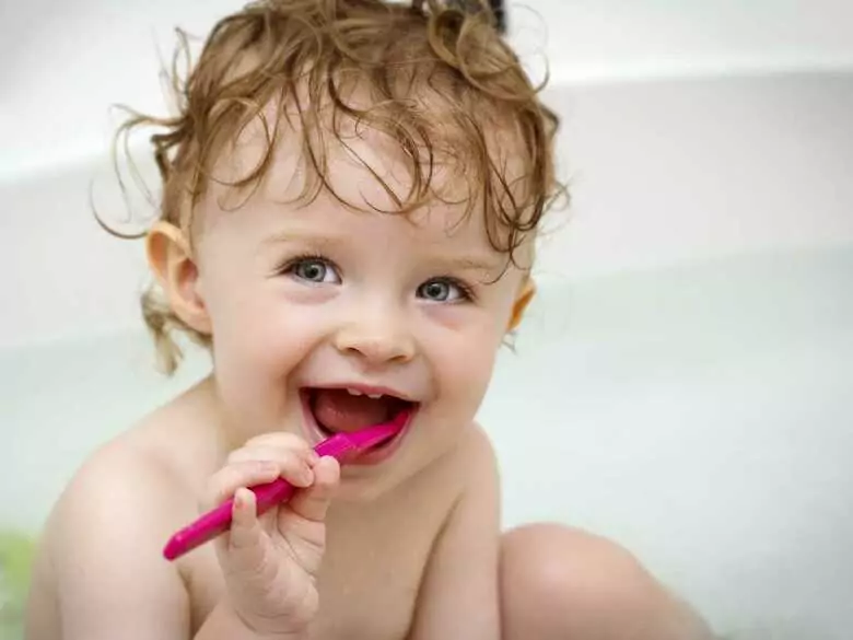 Dental hygiene in the child