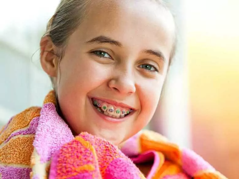 Oral hygiene with braces