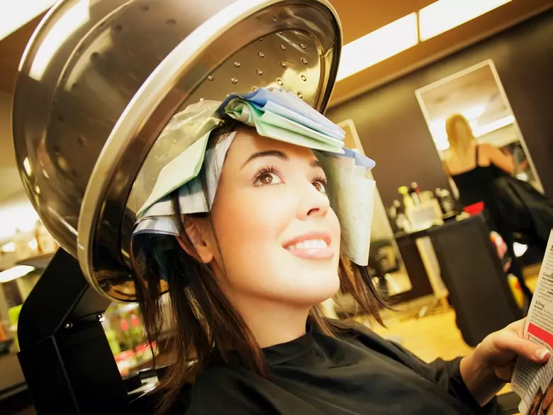 Change in hair structure