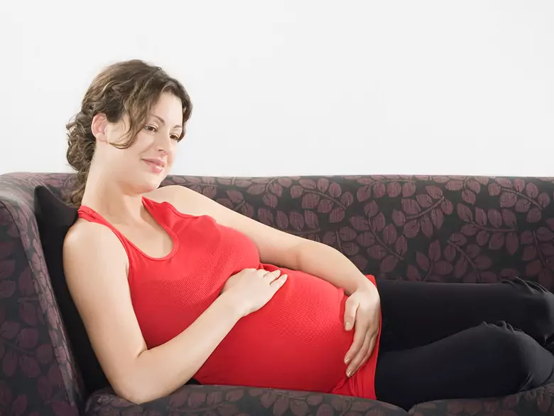 Position adopted for sleeping by pregnant women