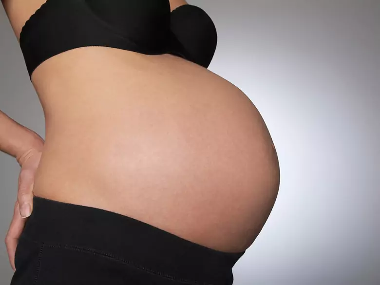 Increased abdominal circumference in pregnancy