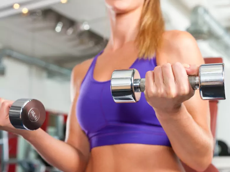 What are the benefits of practising exercise with weights?