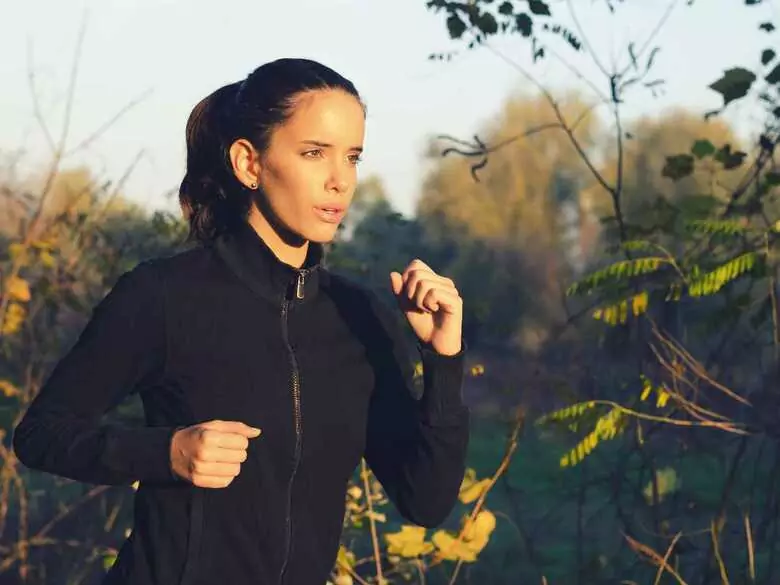 Redness on the skin after exercise