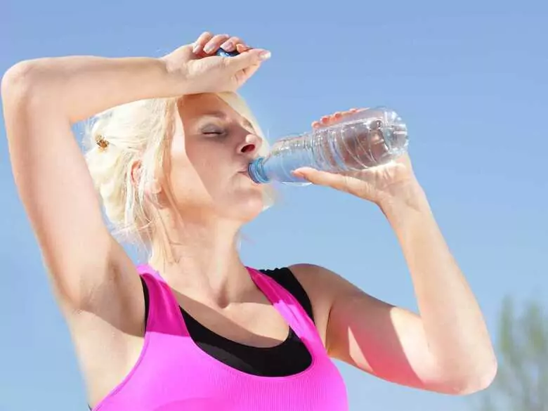 Hydration during hot weather