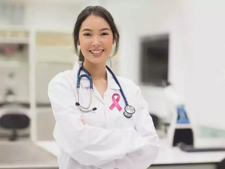 Why should female gynaecologists be visited by patients of all ages?