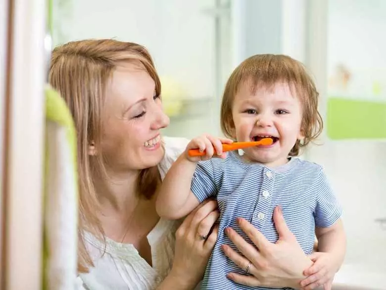 Why do children's teeth break down?