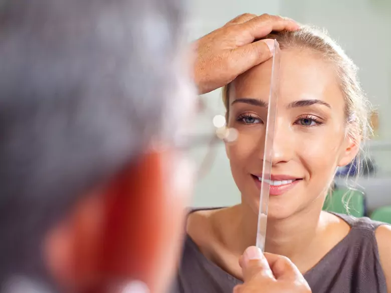 Endoscopic nasal septum surgery