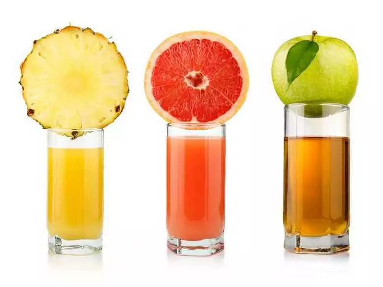 Juices as an alternative to fruit and vegetables