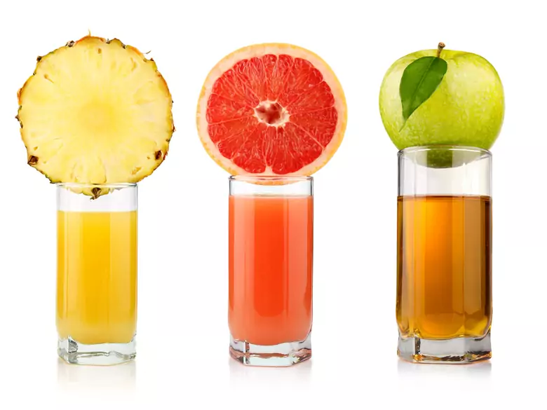 Juices as an alternative to fruit and vegetables