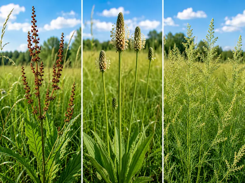 AleAlert: Pollen from sorrel, plantain and mugwort in July
