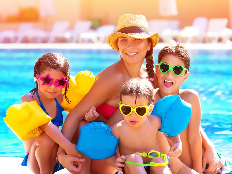 How do you protect a young child from the heat?