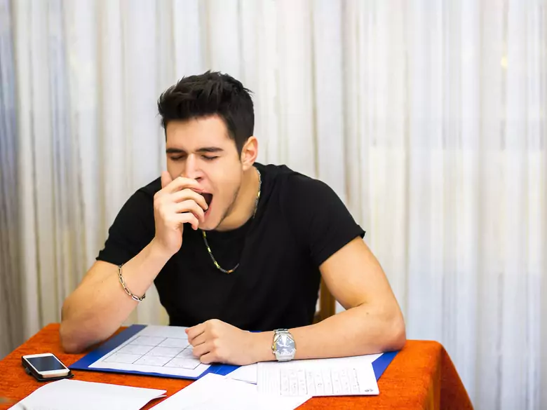 What does very frequent yawning have to do with psychiatry?